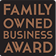 Family Owned Business Award badge