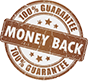 100% Money Back Guarantee badge