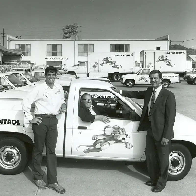 image of Lloyd Pest Control in the 1980s
